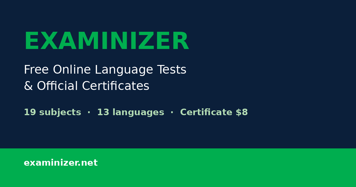 Free French Proficiency Test Online
